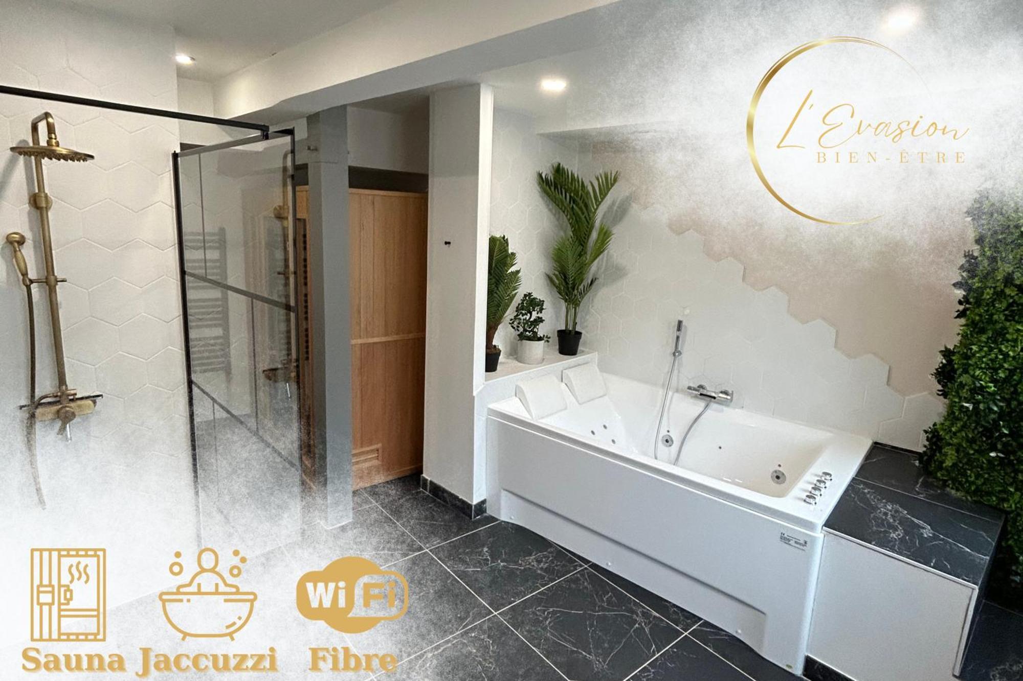 L'Evasion Amboise, Sauna Jacuzzi Eksteriør bilde